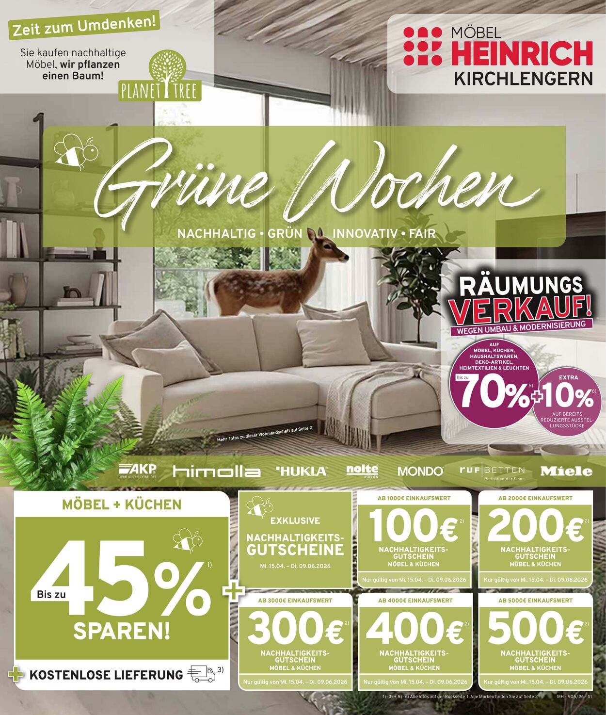 Prospekt Möbel Heinrich 15.04.2026 - 20.05.2026
