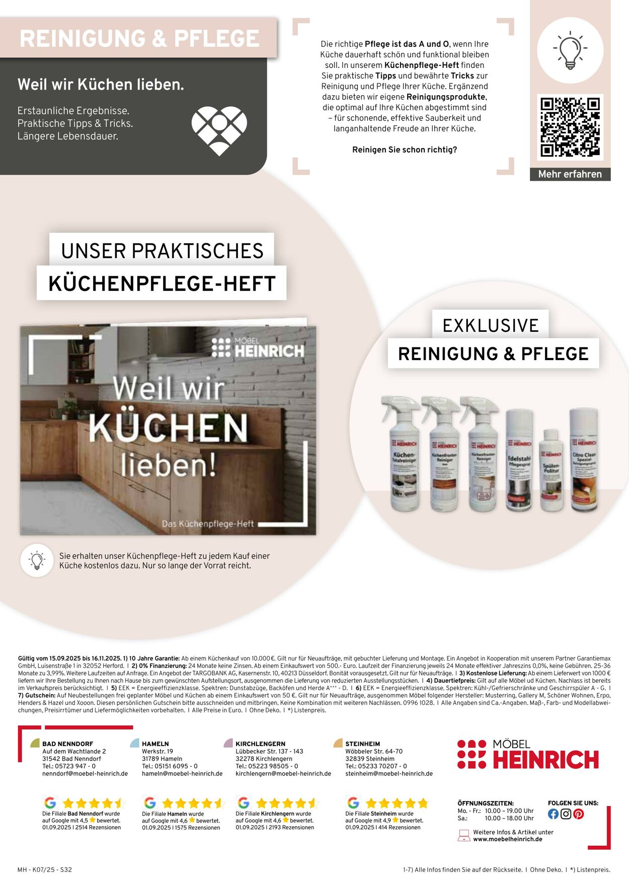 Prospekt Möbel Heinrich 15.09.2025 - 16.11.2025