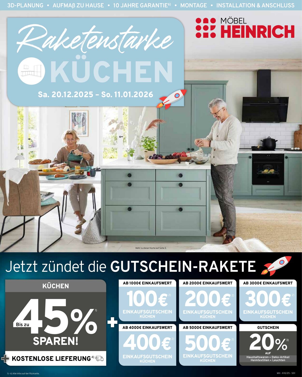 Prospekt Möbel Heinrich 20.12.2025 - 11.01.2026