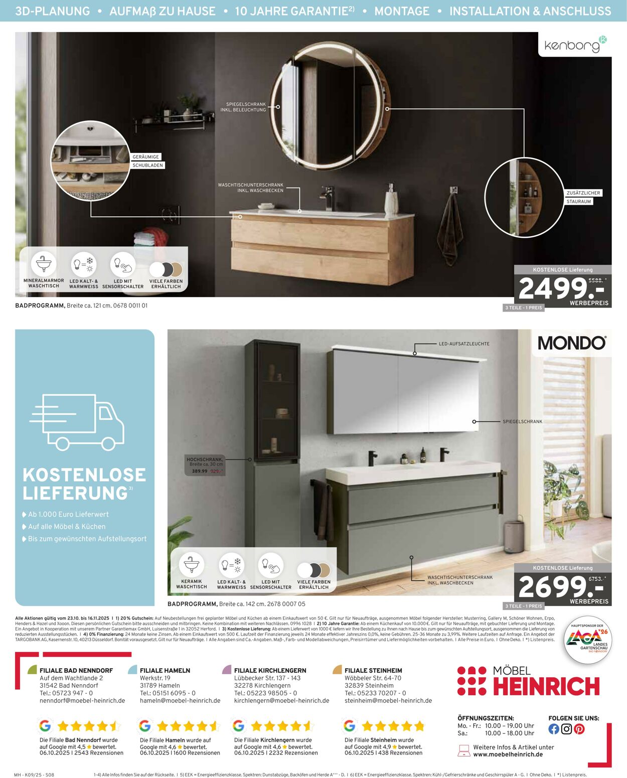Prospekt Möbel Heinrich 23.10.2025 - 16.11.2025