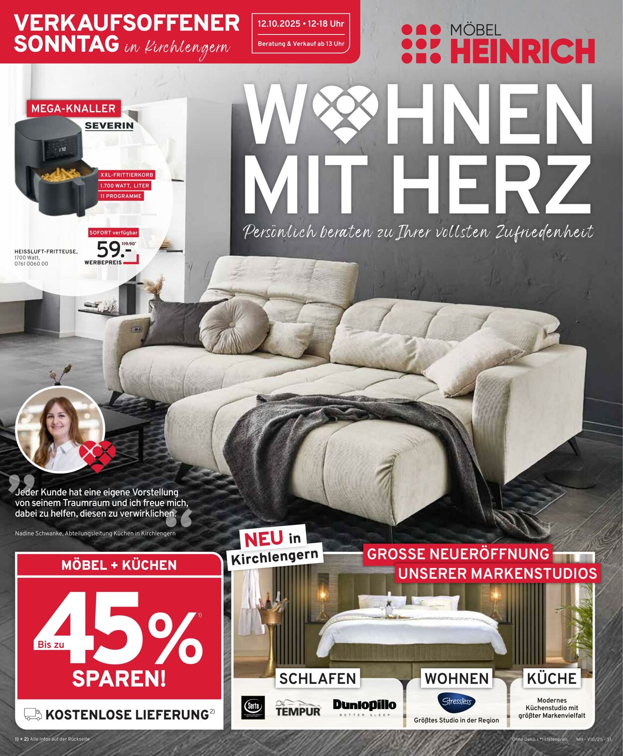 Prospekt Möbel Heinrich 24.09.2025 - 22.10.2025