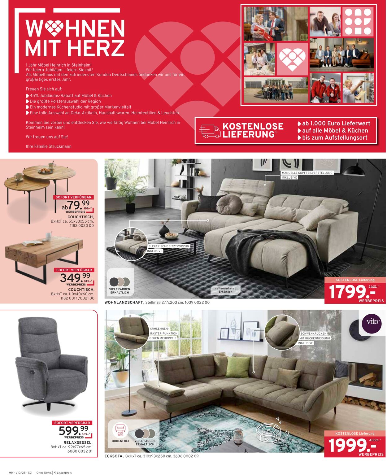 Prospekt Möbel Heinrich 24.09.2025 - 22.10.2025