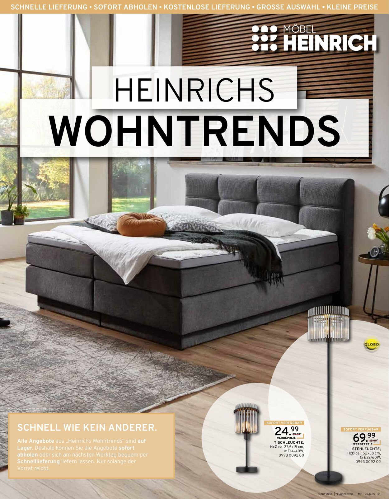 Prospekt Möbel Heinrich 25.08.2025 - 23.09.2025