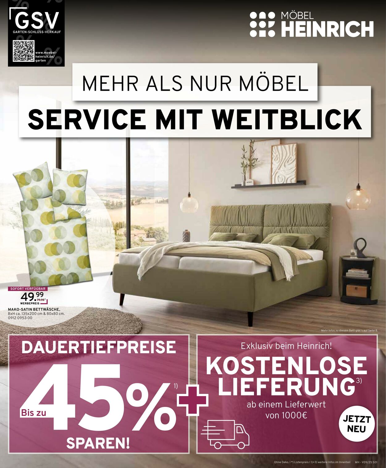 Prospekt Möbel Heinrich 25.08.2025 - 23.09.2025