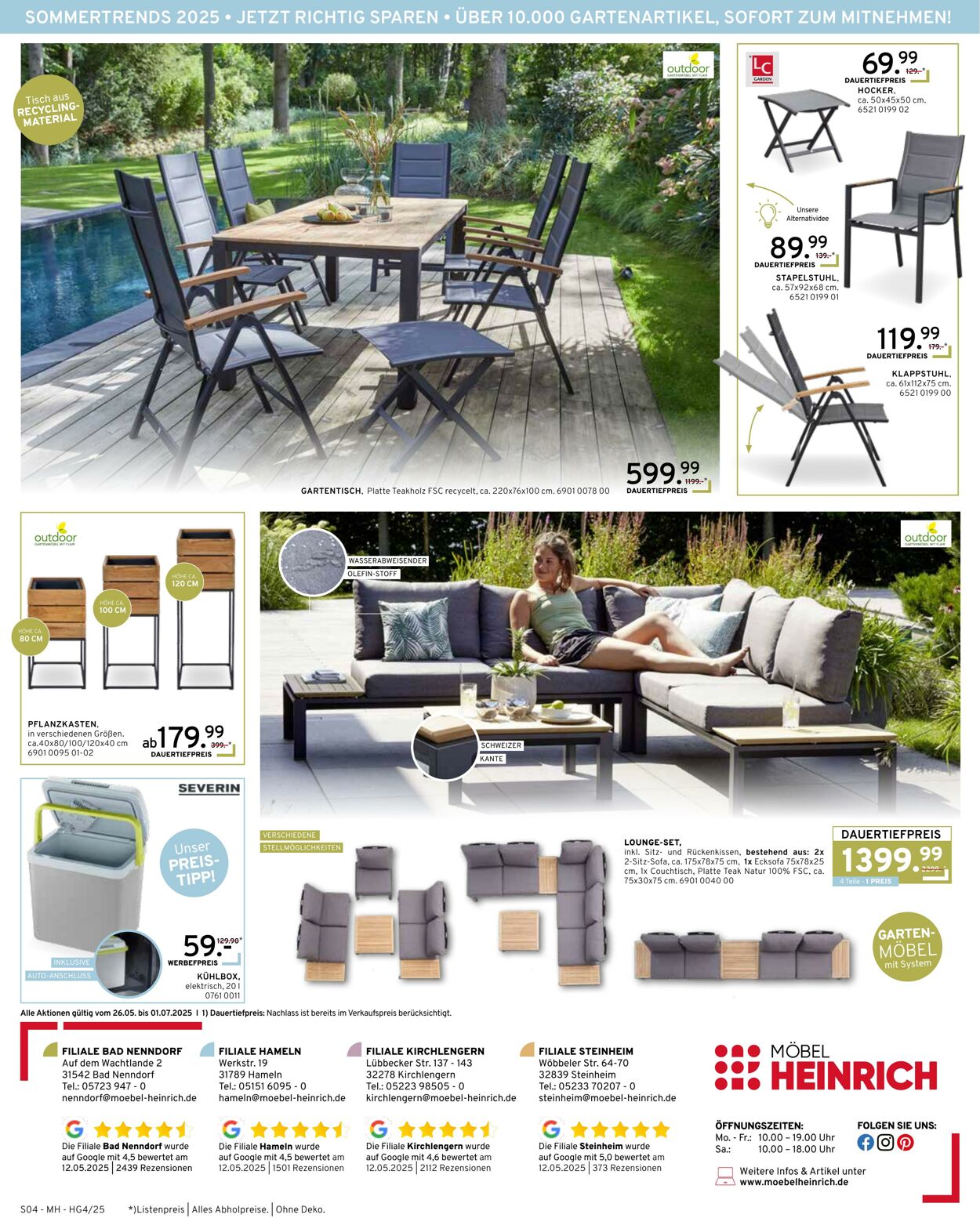 Prospekt Möbel Heinrich 26.05.2025 - 01.07.2025