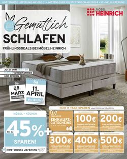 Prospekt Möbel Heinrich 28.03.2026 - 11.04.2026