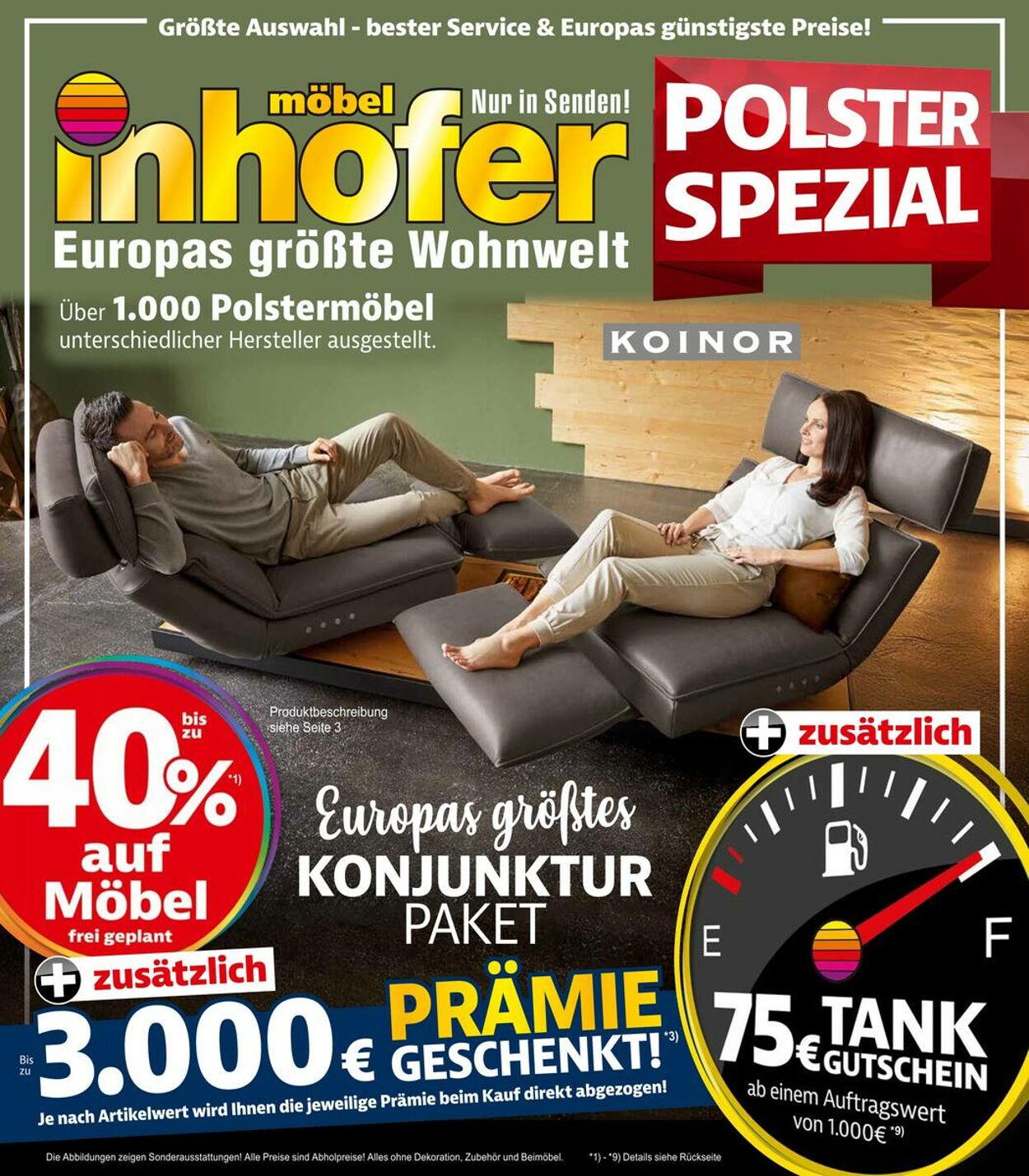 Prospekt Möbel Inhofer 05.10.2022 - 22.10.2022