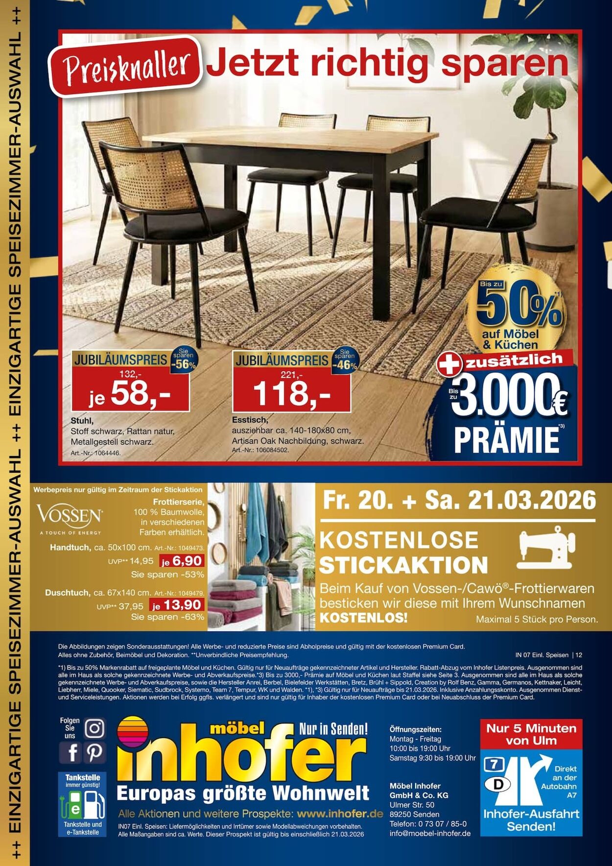 Prospekt Möbel Inhofer 06.03.2026 - 14.03.2026