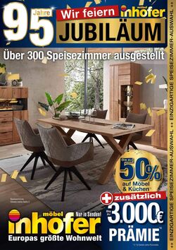 Prospekt Möbel Inhofer 16.04.2026 - 24.04.2026