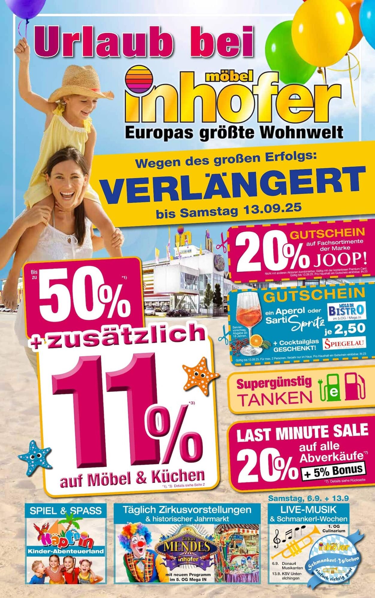Prospekt Möbel Inhofer 01.09.2025 - 15.09.2025
