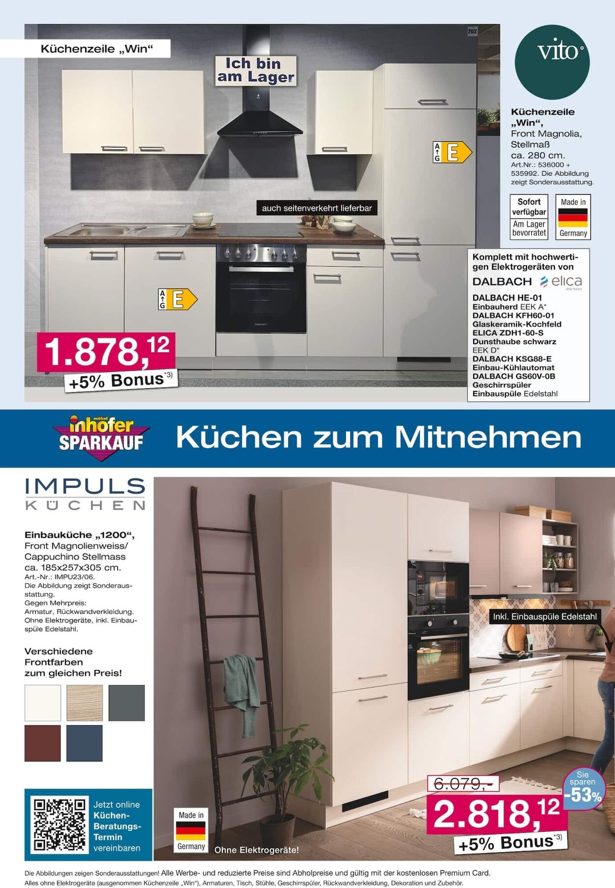 Prospekt Möbel Inhofer 07.08.2025 - 21.08.2025