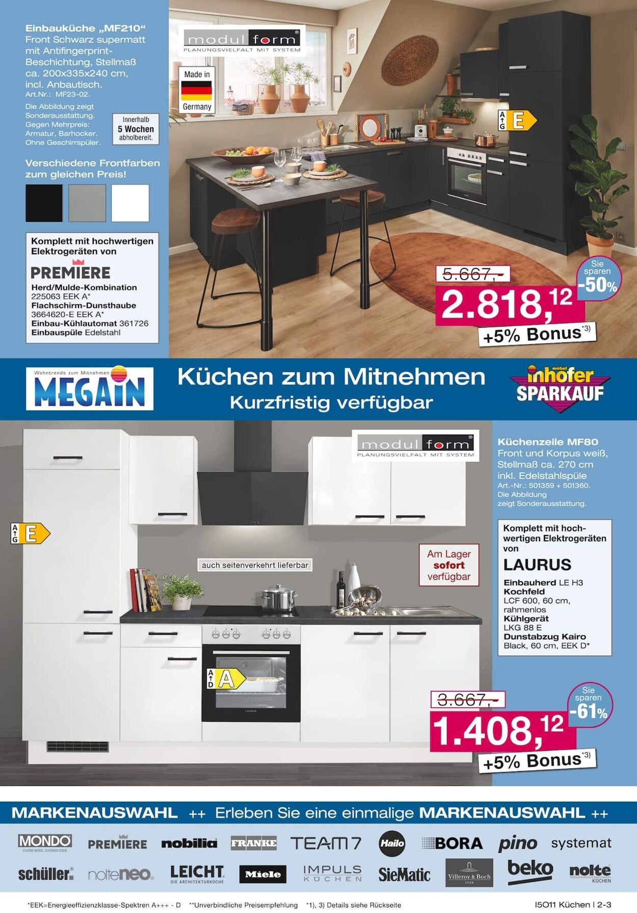 Prospekt Möbel Inhofer 07.08.2025 - 21.08.2025