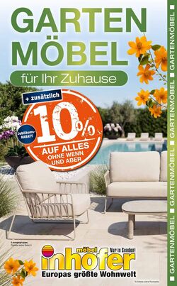 Prospekt Möbel Inhofer 30.03.2026 - 07.04.2026