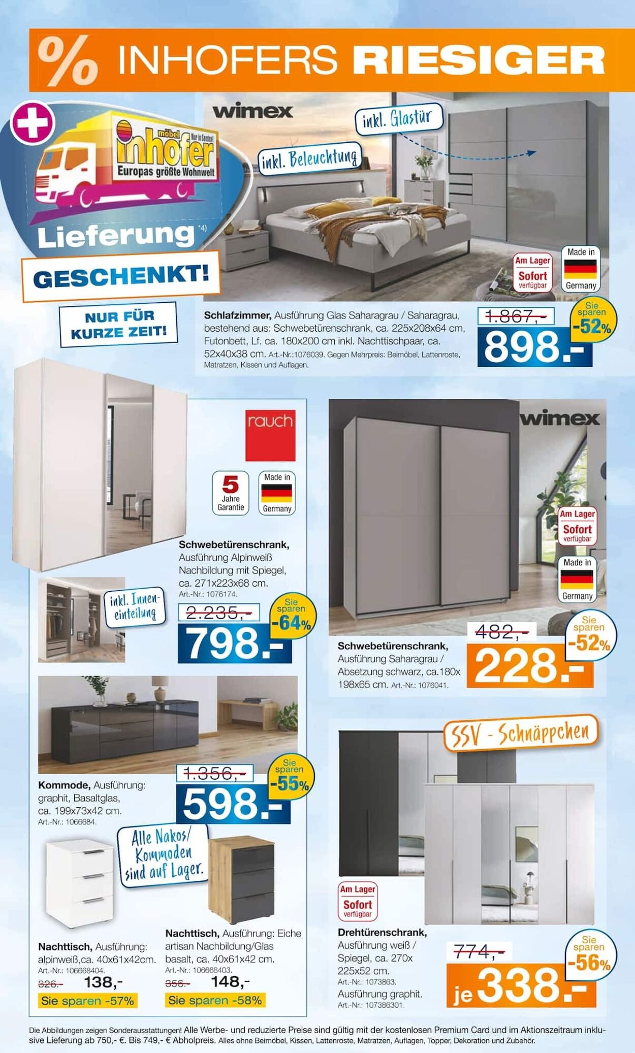 Prospekt Möbel Inhofer 02.07.2025 - 16.07.2025