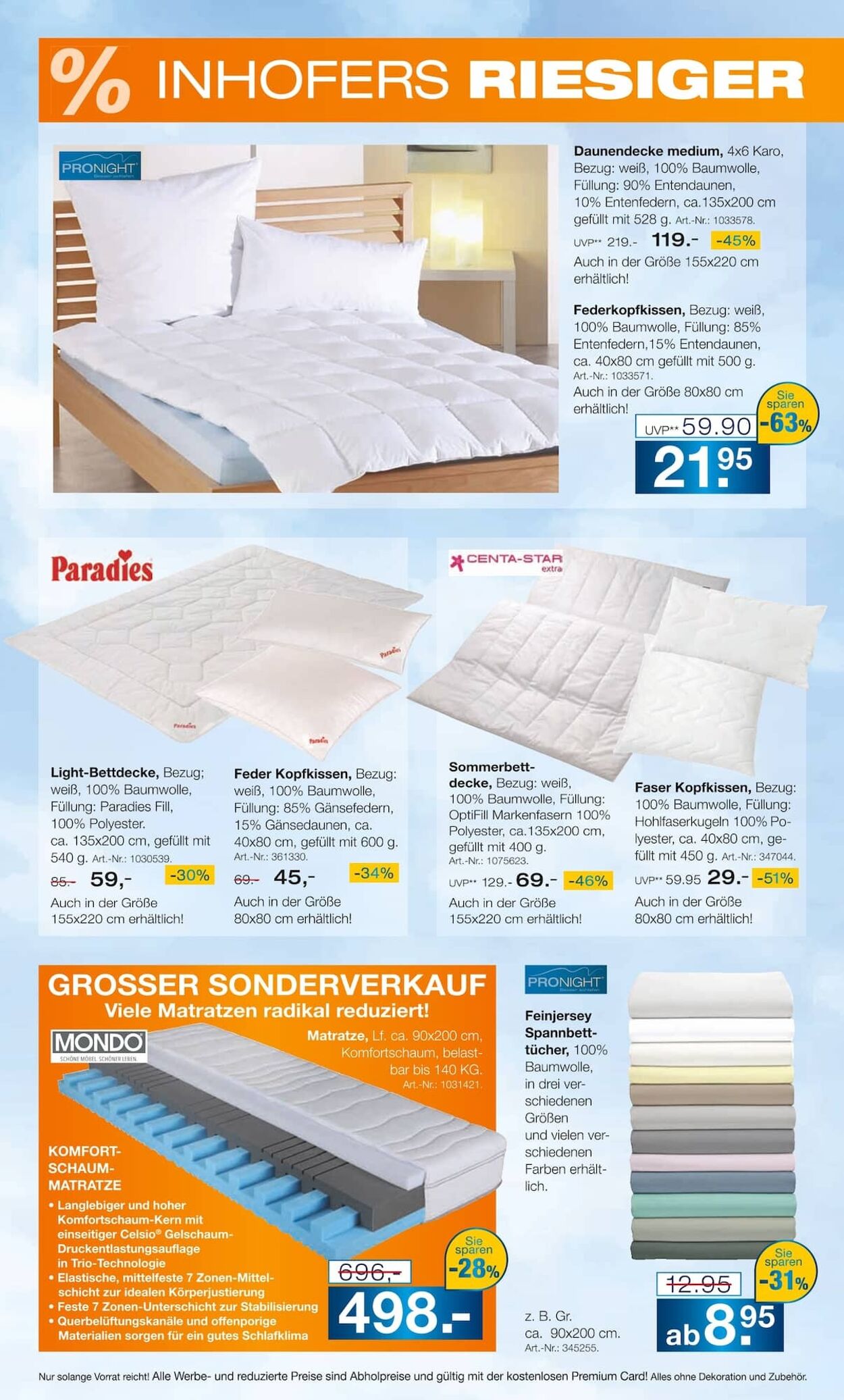 Prospekt Möbel Inhofer 02.07.2025 - 16.07.2025