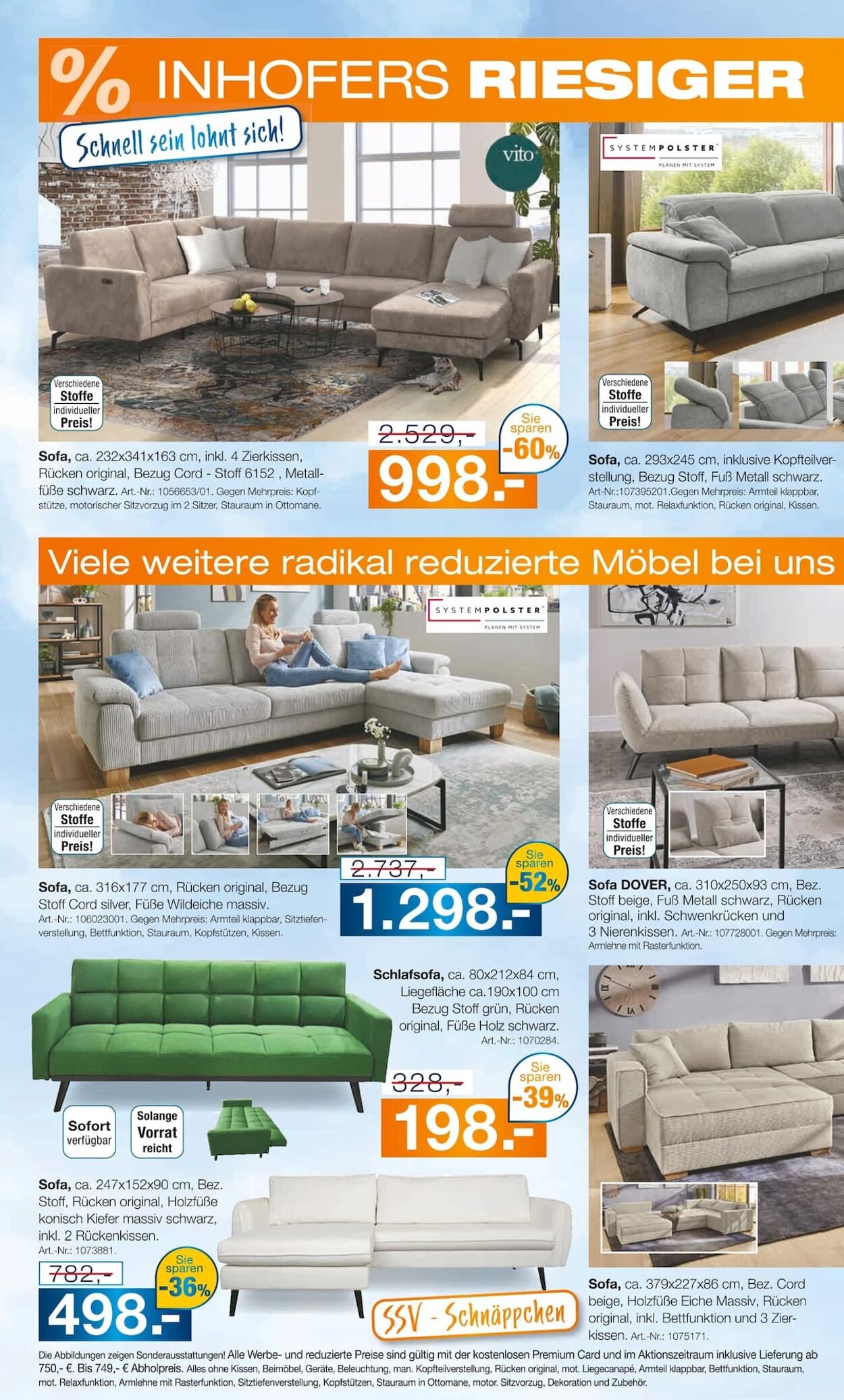 Prospekt Möbel Inhofer 02.07.2025 - 16.07.2025
