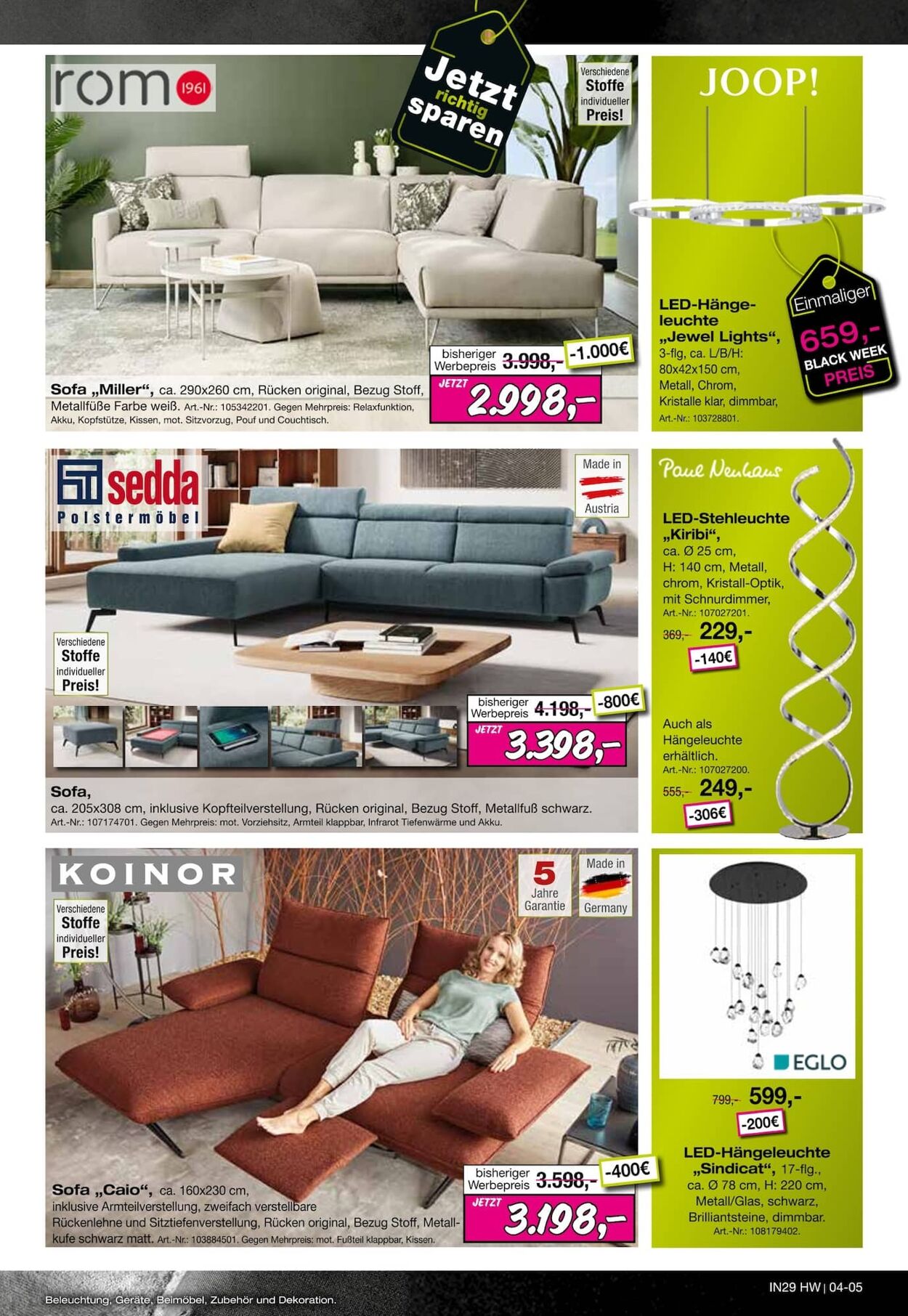 Prospekt Möbel Inhofer 13.11.2025 - 27.11.2025
