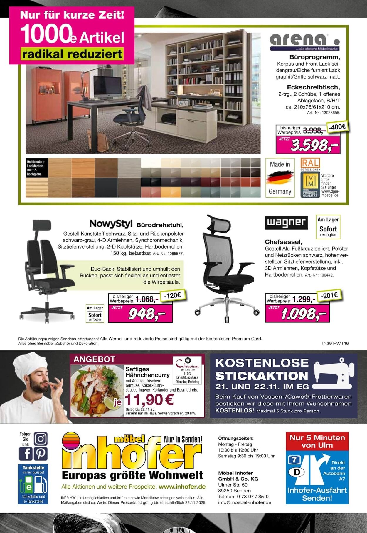Prospekt Möbel Inhofer 13.11.2025 - 27.11.2025