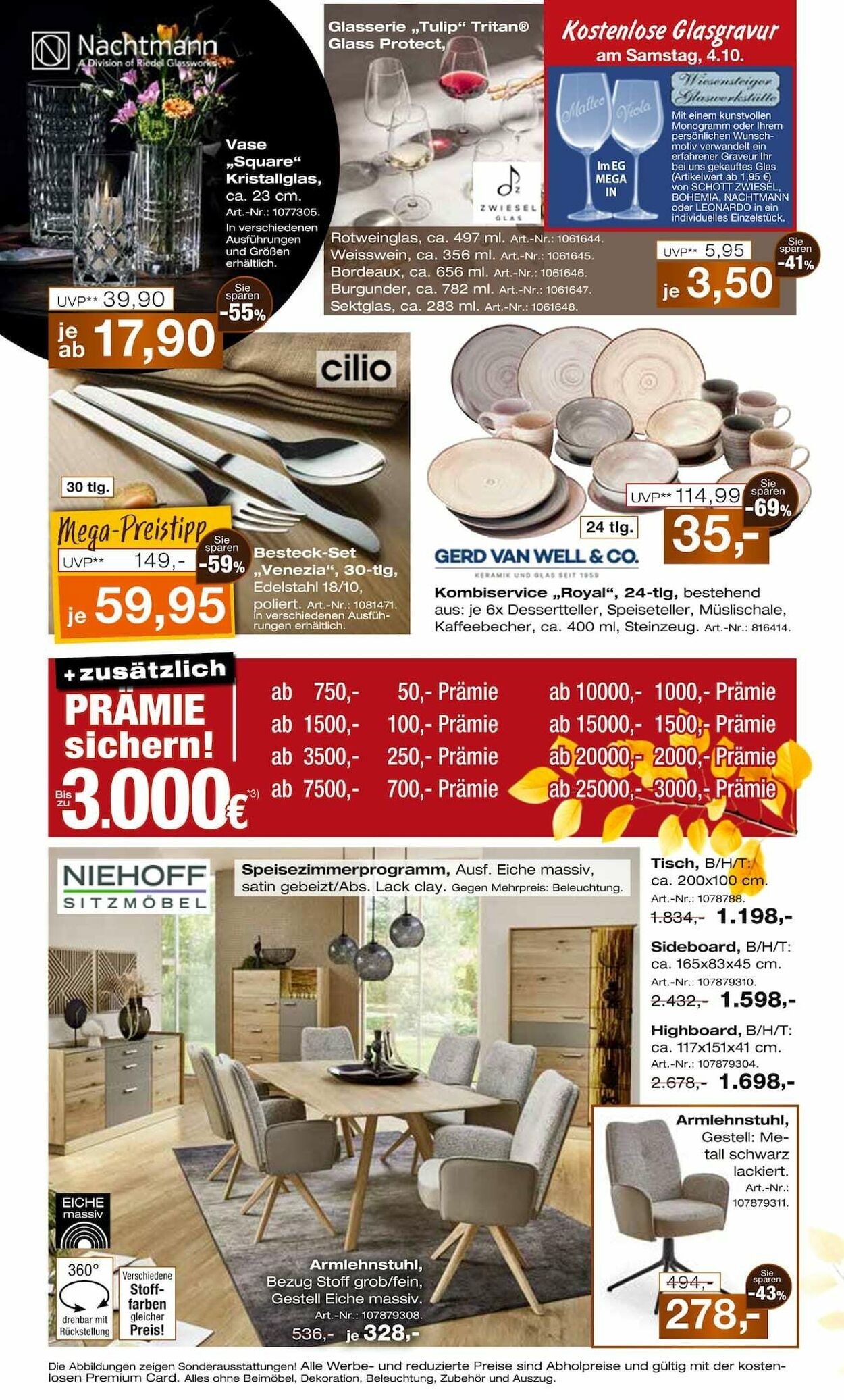 Prospekt Möbel Inhofer 17.09.2025 - 01.10.2025