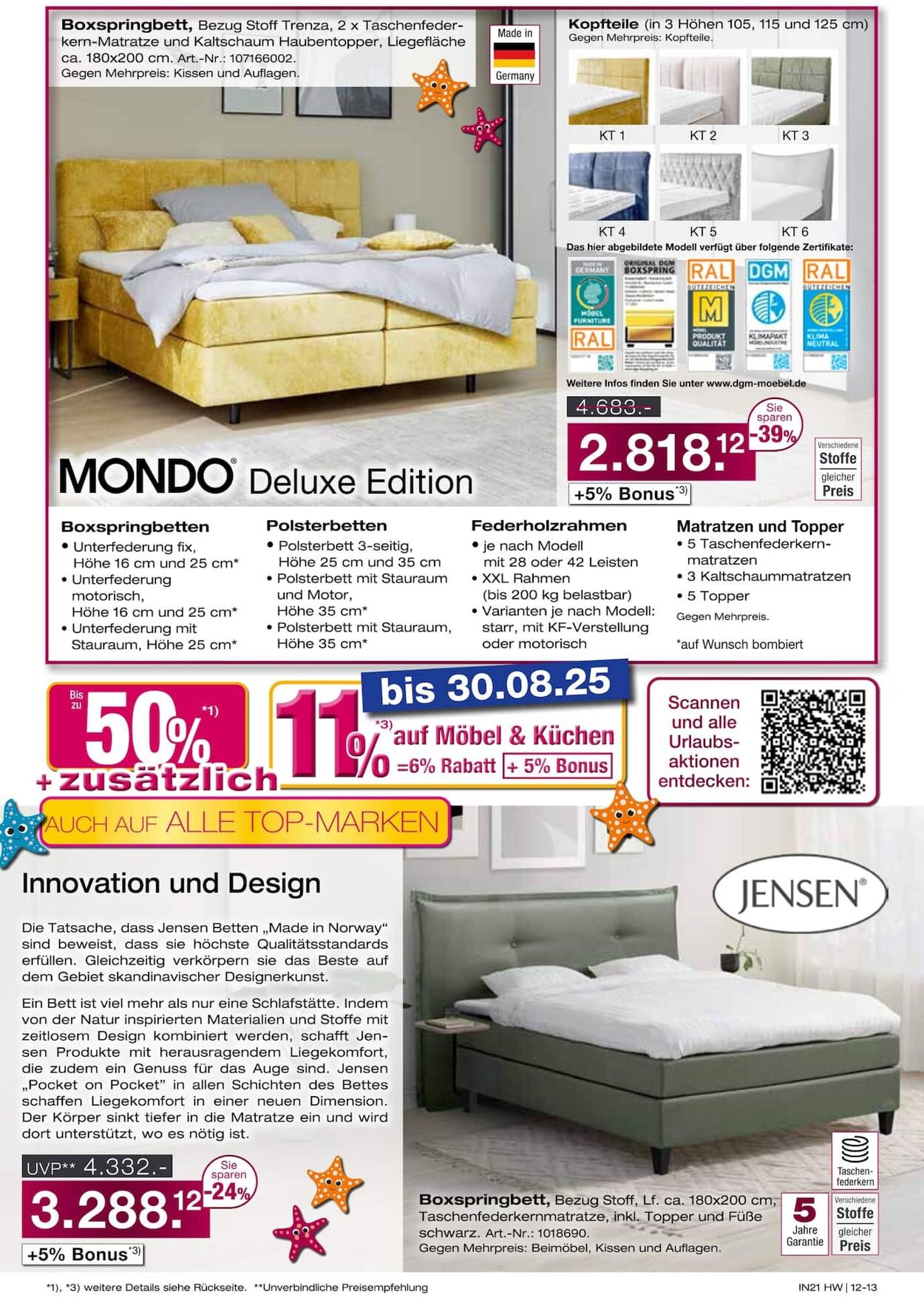 Prospekt Möbel Inhofer 13.08.2025 - 27.08.2025