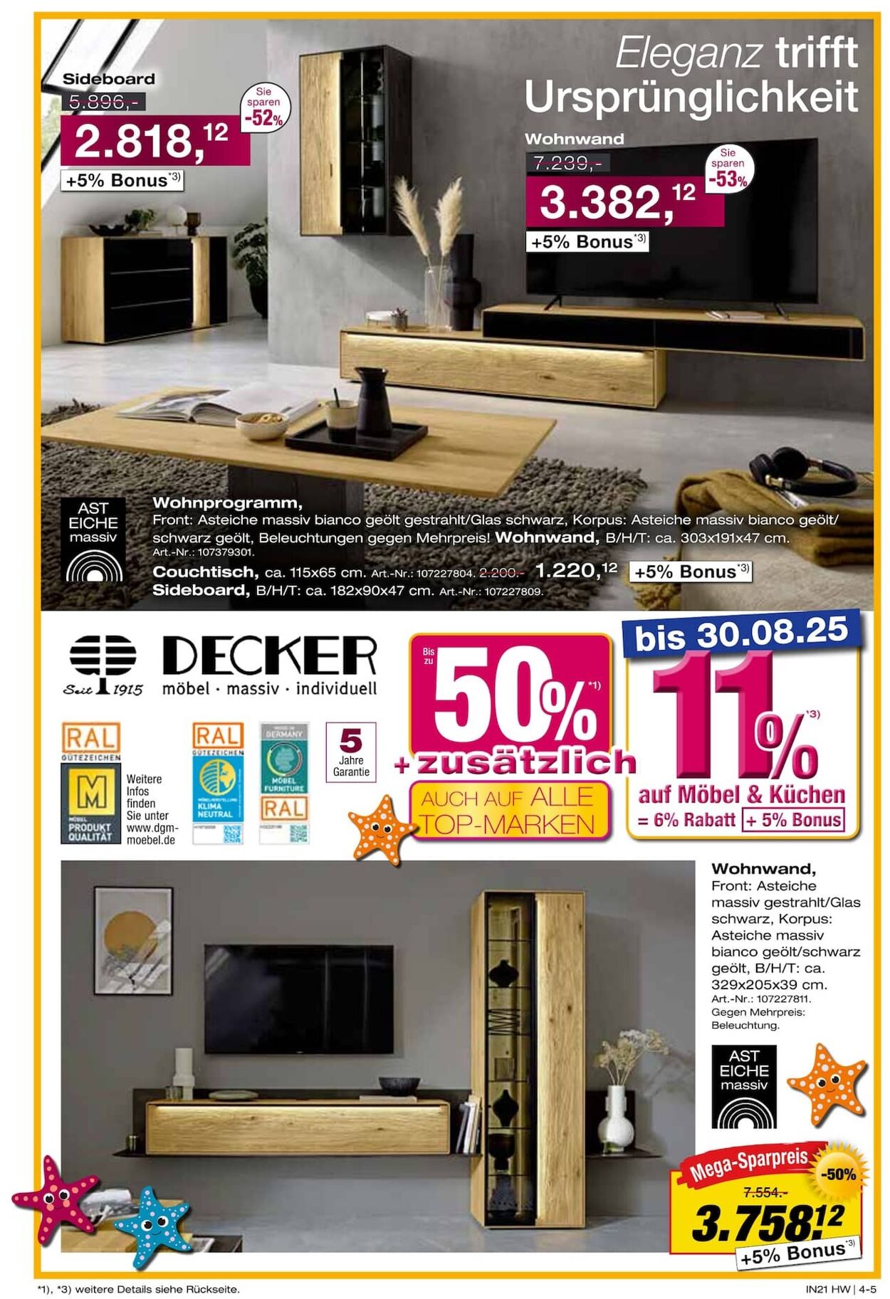 Prospekt Möbel Inhofer 13.08.2025 - 27.08.2025