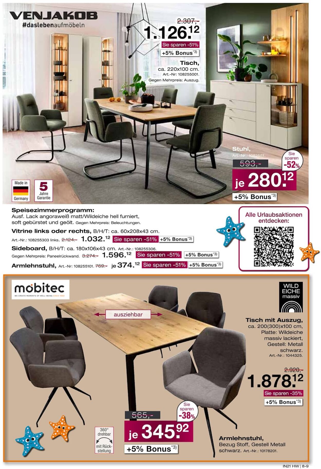 Prospekt Möbel Inhofer 13.08.2025 - 27.08.2025