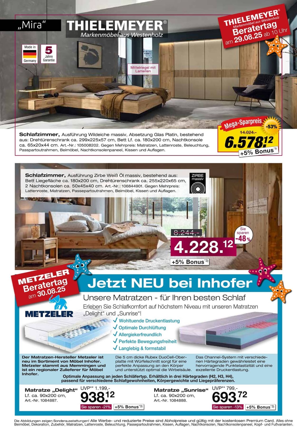 Prospekt Möbel Inhofer 13.08.2025 - 27.08.2025