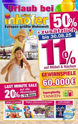 Prospekt Möbel Inhofer 14.08.2025 - 28.08.2025