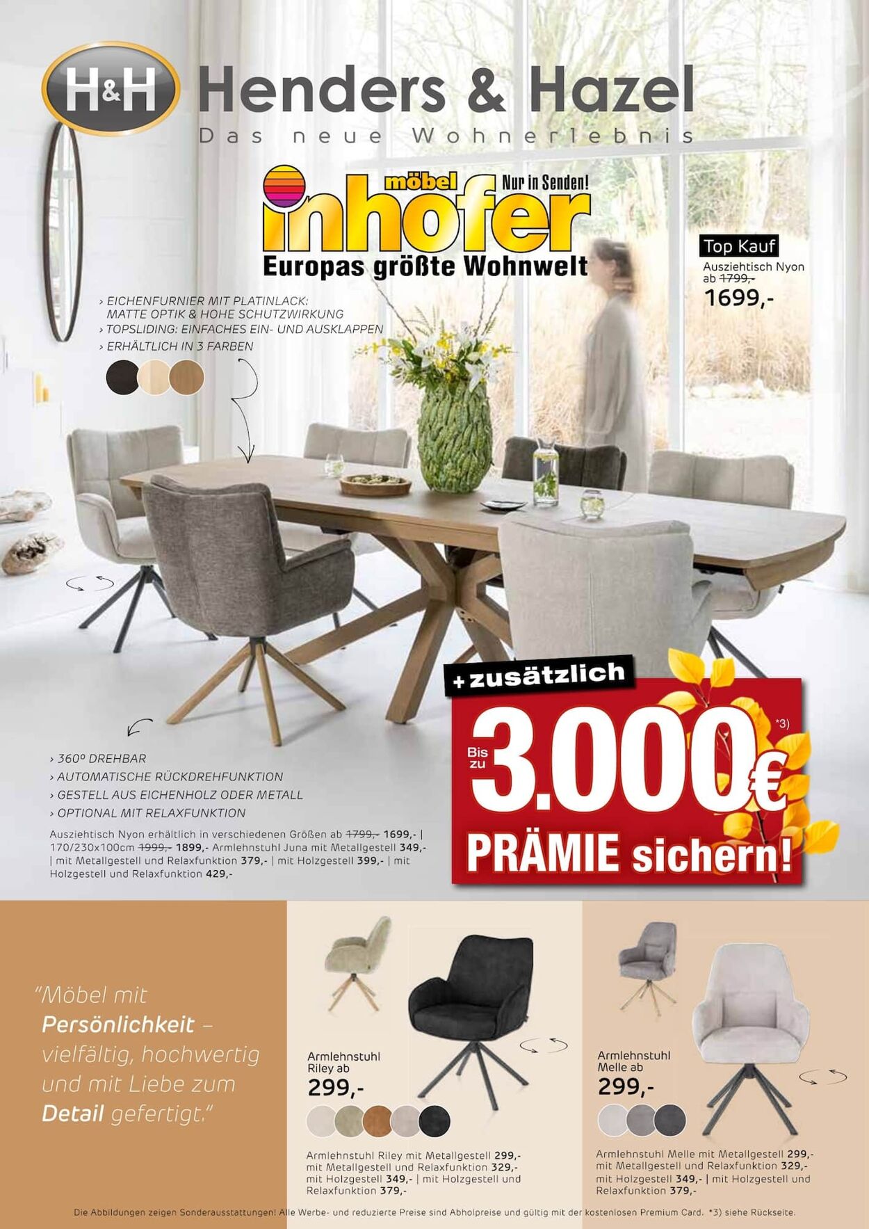 Prospekt Möbel Inhofer 30.09.2025 - 07.10.2025
