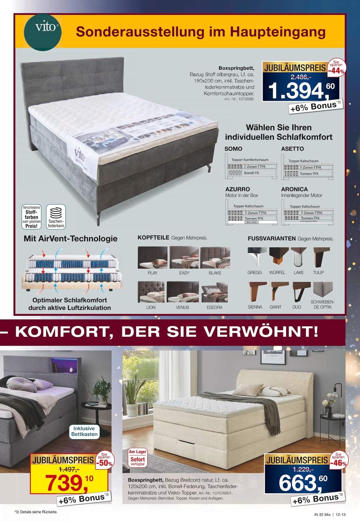 Prospekt Möbel Inhofer 18.12.2025 - 01.01.2026
