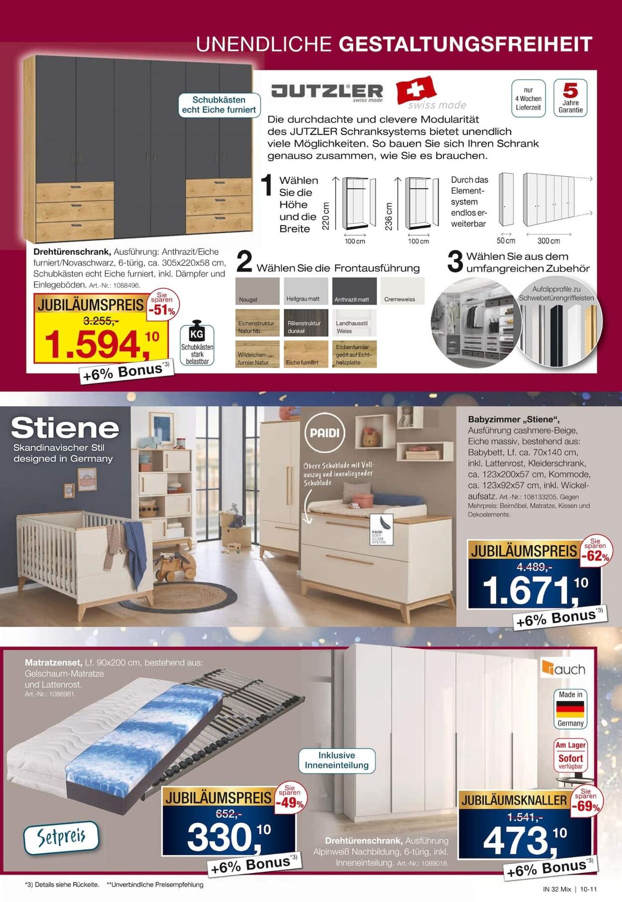 Prospekt Möbel Inhofer 18.12.2025 - 01.01.2026