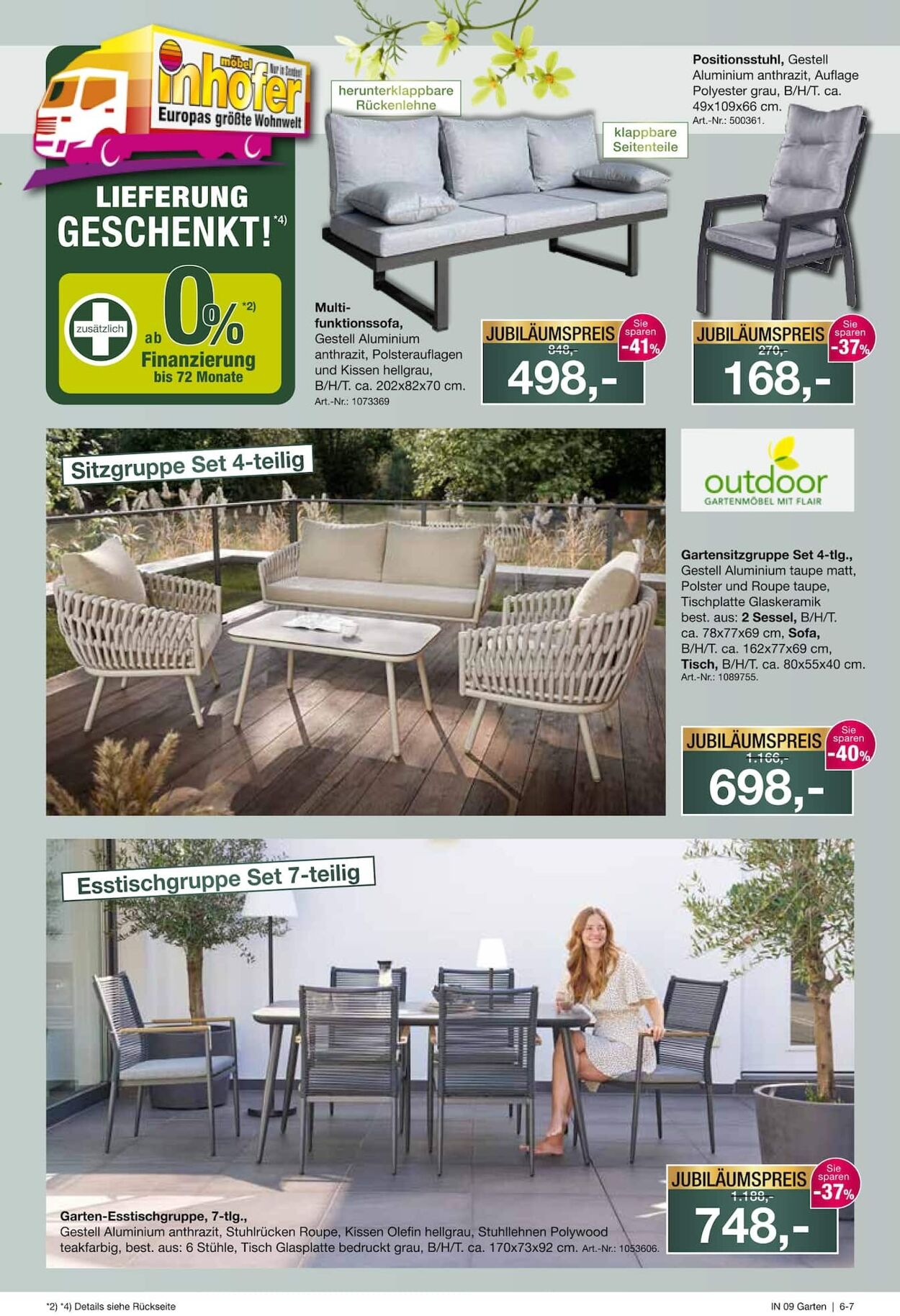 Prospekt Möbel Inhofer 16.04.2026 - 24.04.2026