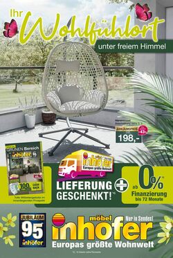 Prospekt Möbel Inhofer 16.04.2026 - 24.04.2026