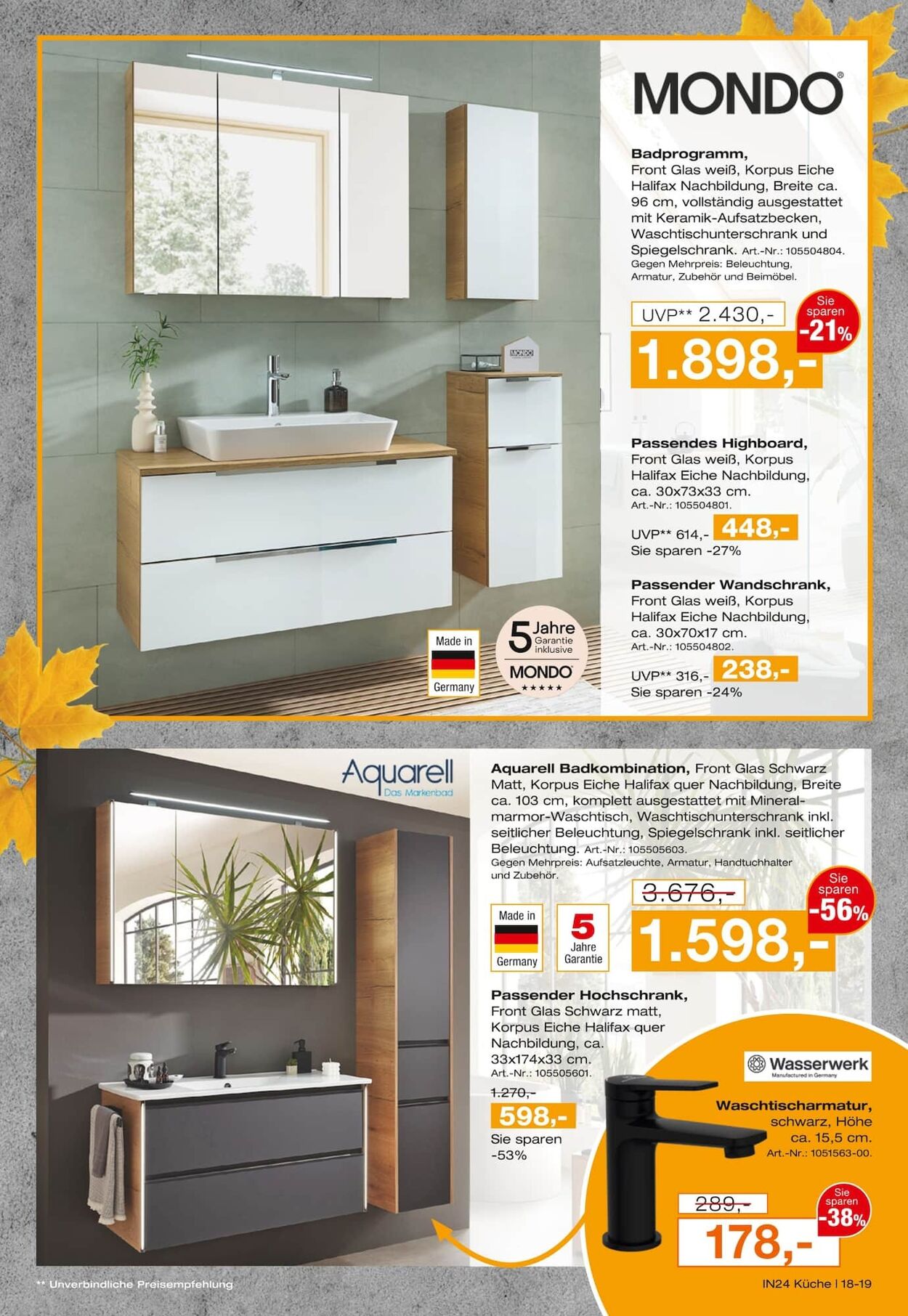 Prospekt Möbel Inhofer 17.09.2025 - 01.10.2025