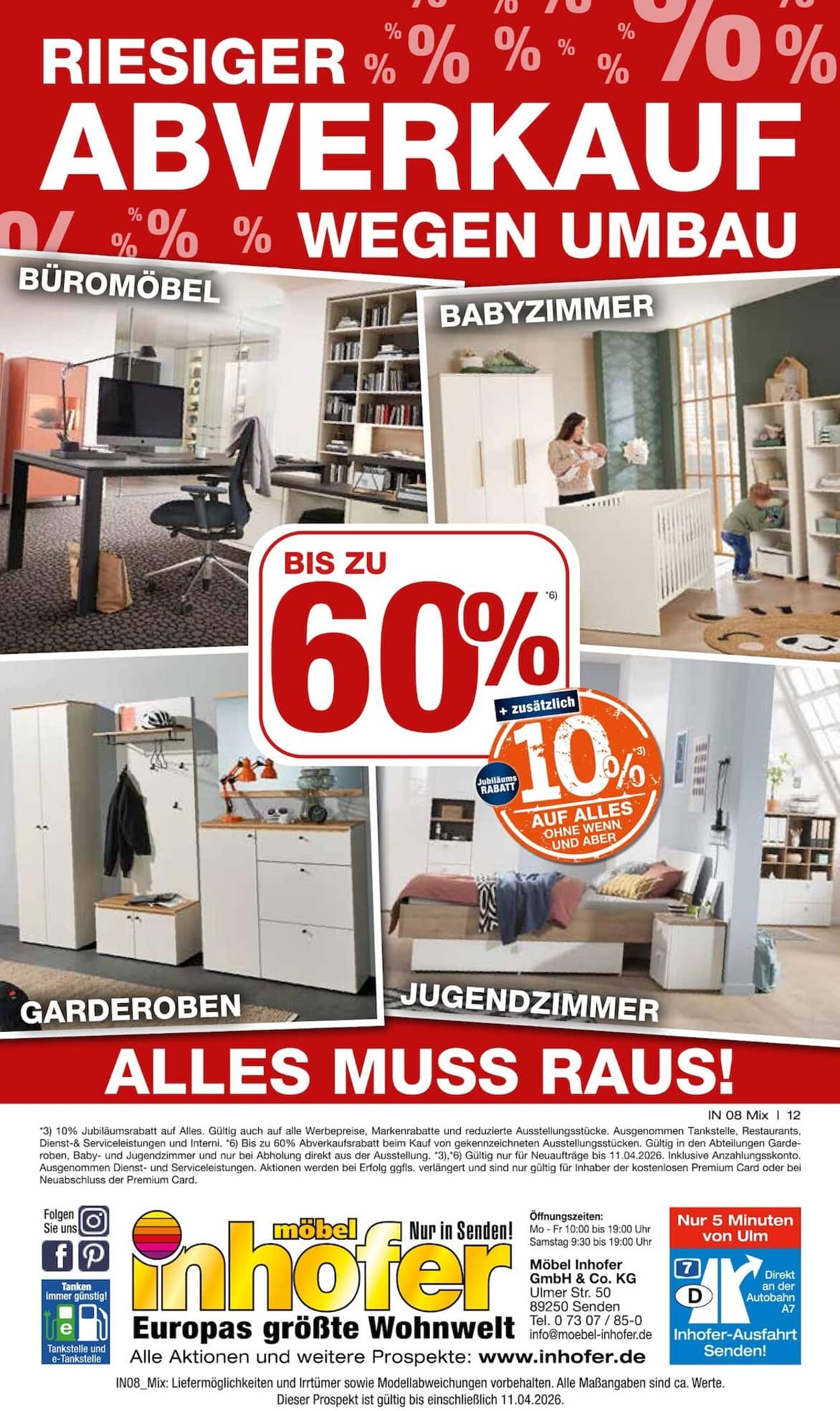 Prospekt Möbel Inhofer 30.03.2026 - 07.04.2026
