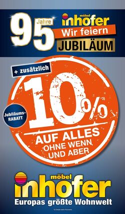 Prospekt Möbel Inhofer 16.04.2026 - 24.04.2026