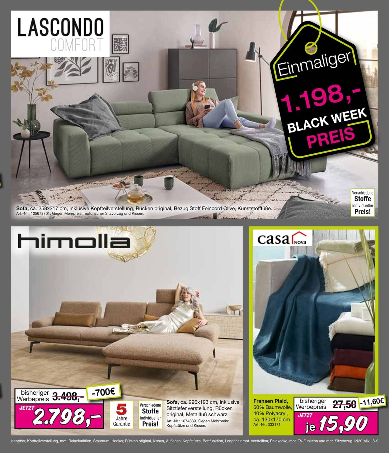Prospekt Möbel Inhofer 13.11.2025 - 27.11.2025