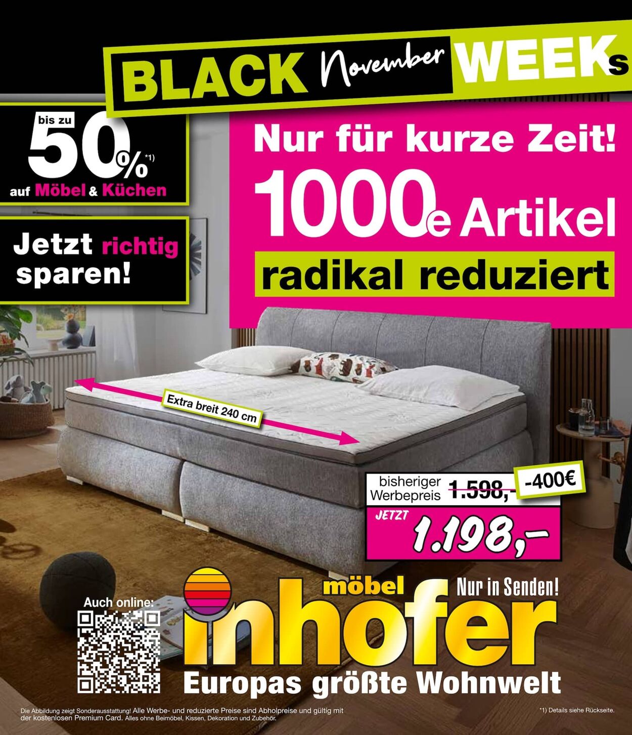 Prospekt Möbel Inhofer 13.11.2025 - 27.11.2025