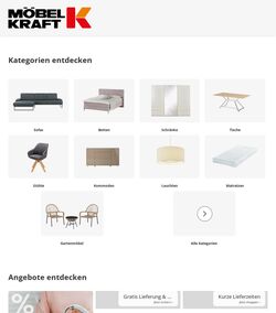 Prospekt Möbel Kraft 08.12.2025 - 17.12.2025