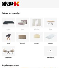 Prospekt Möbel Kraft 27.01.2025 - 05.02.2025