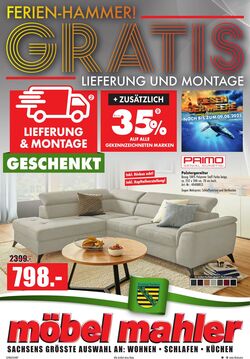 Prospekt Möbel Mahler 02.07.2025 - 16.07.2025