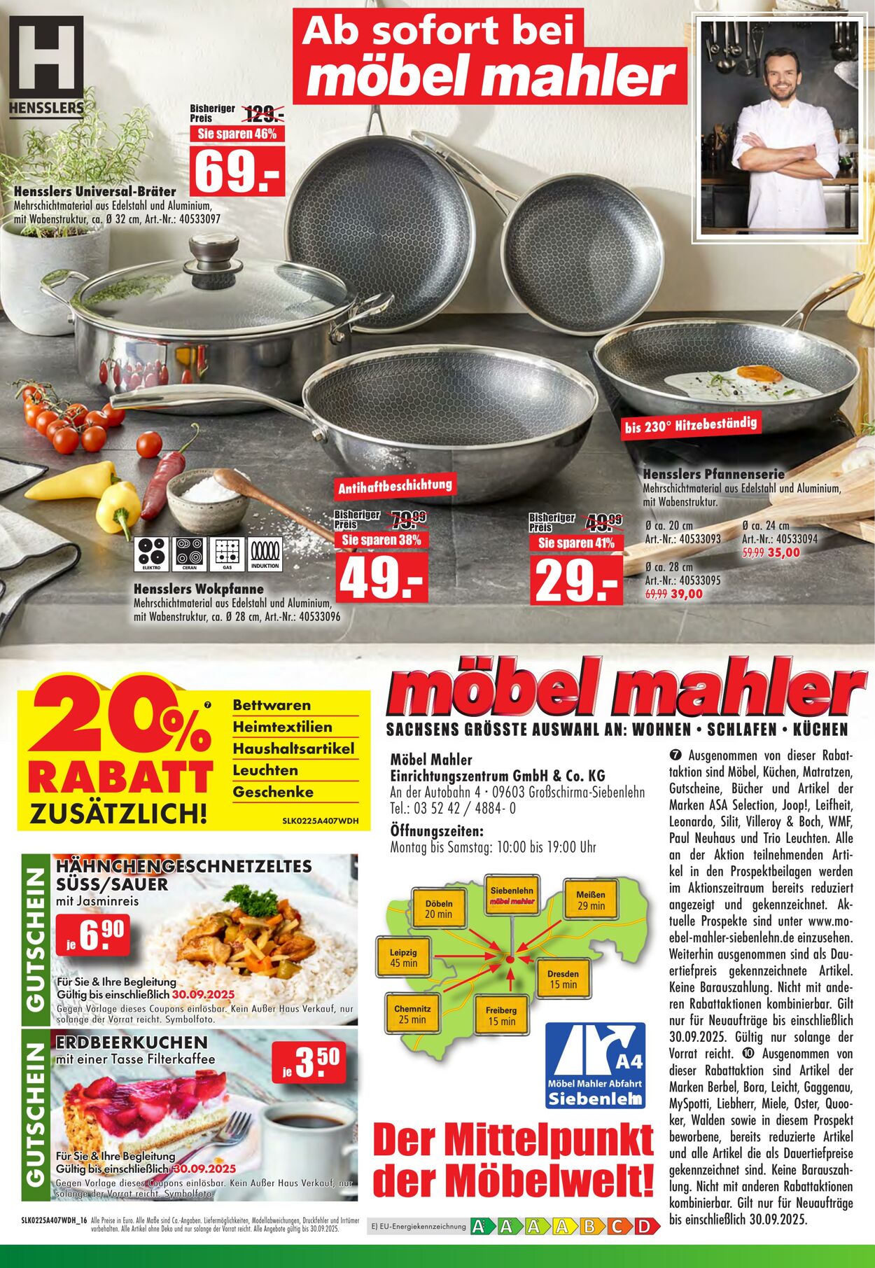 Prospekt Möbel Mahler 28.08.2025 - 04.09.2025