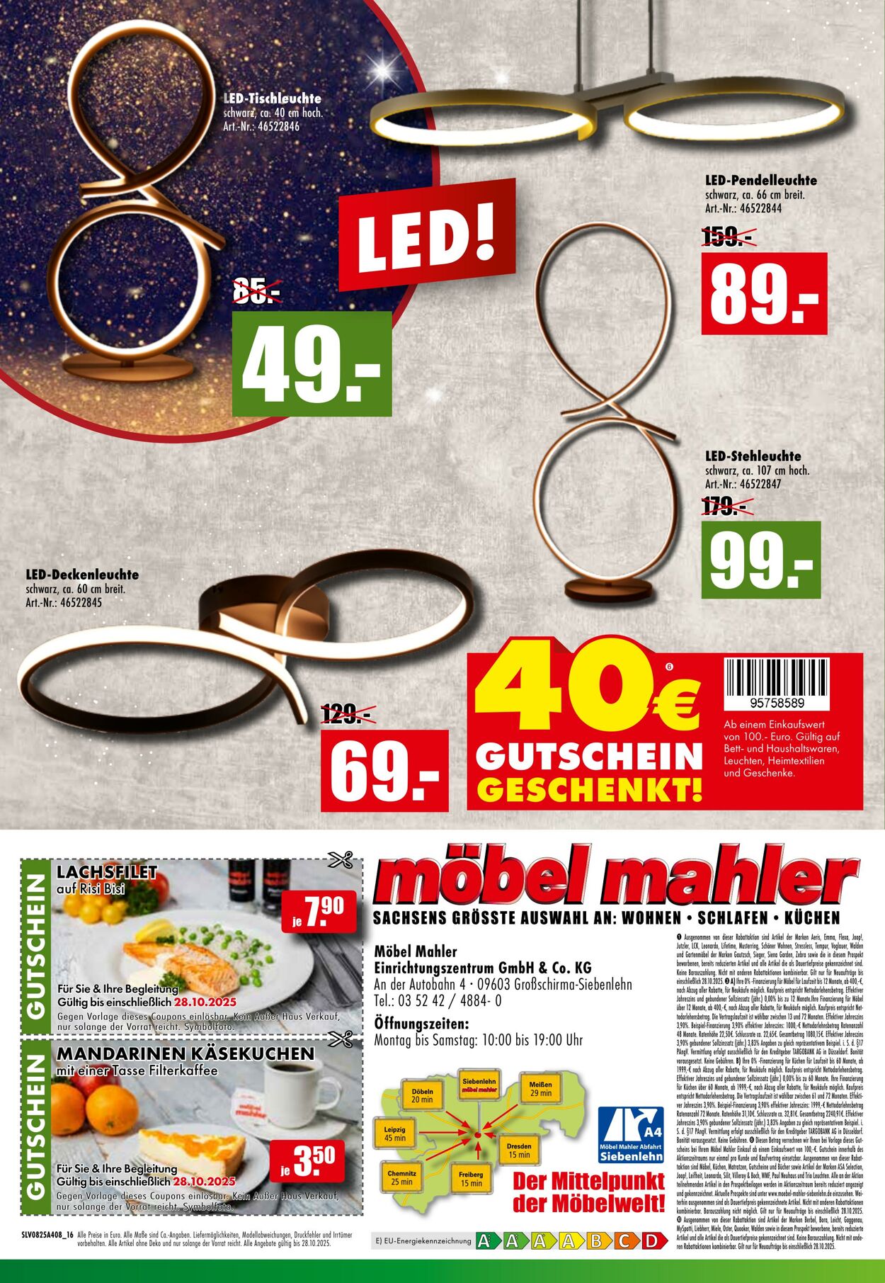 Prospekt Möbel Mahler 22.10.2025 - 05.11.2025
