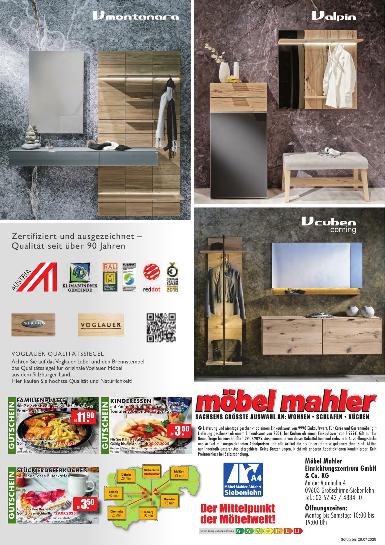 Prospekt Möbel Mahler 26.06.2025 - 03.07.2025