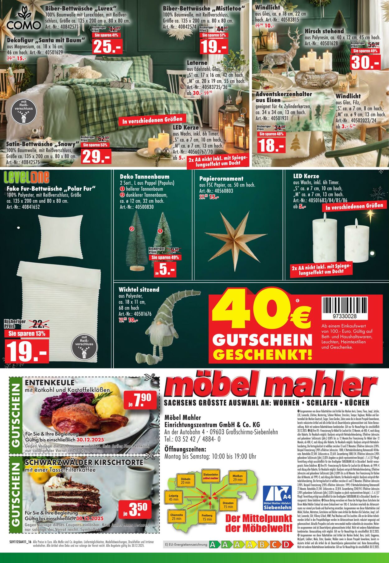 Prospekt Möbel Mahler 09.12.2025 - 23.12.2025