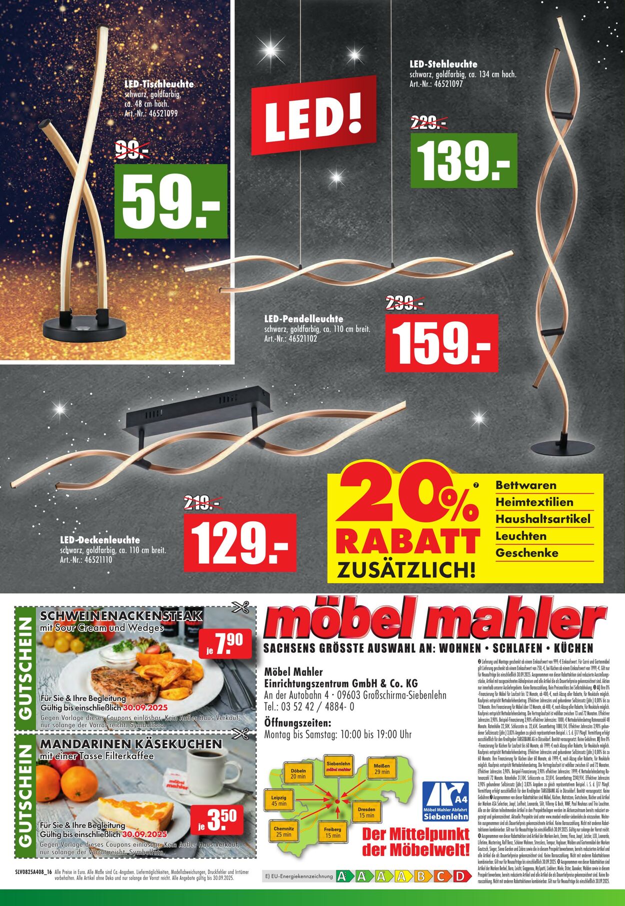 Prospekt Möbel Mahler 18.09.2025 - 02.10.2025