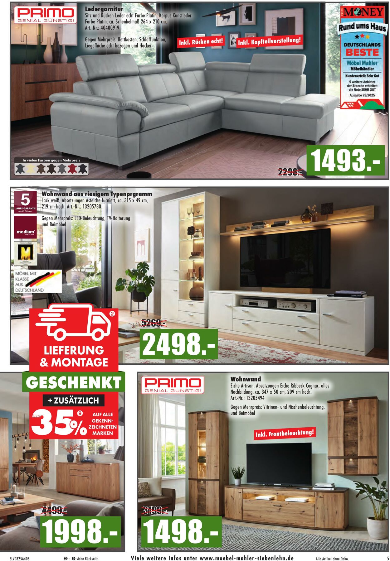 Prospekt Möbel Mahler 18.09.2025 - 02.10.2025