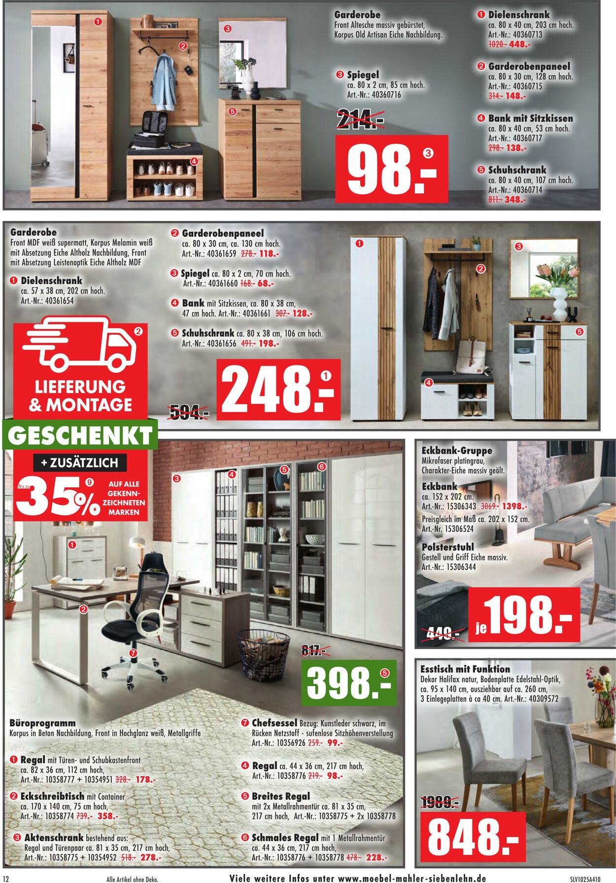 Prospekt Möbel Mahler 13.11.2025 - 27.11.2025