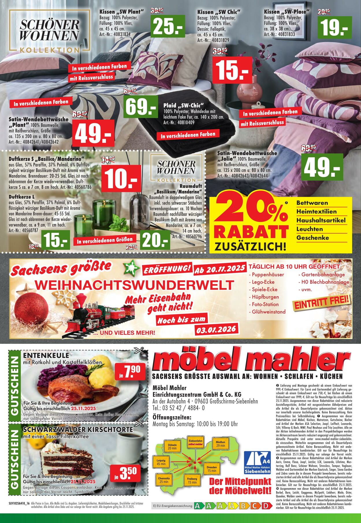 Prospekt Möbel Mahler 13.11.2025 - 27.11.2025