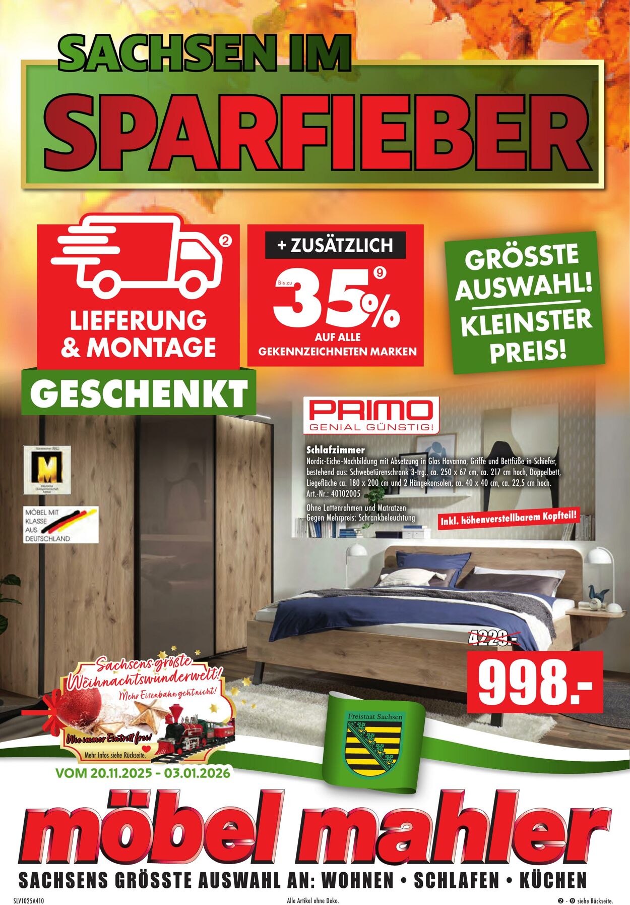 Prospekt Möbel Mahler 13.11.2025 - 27.11.2025